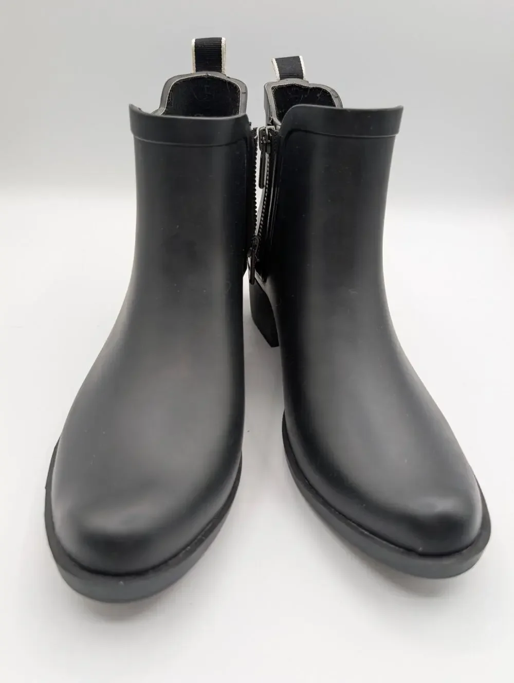 Lucky Brand Reign drop Rain Boots Women's Size 8M (EU 39) Black Rubber